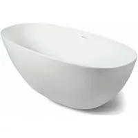 Luca Vrijstaand bad vasca baden 170x76x57 cm 380l glans wit