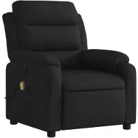 vidaXL Massagestoel met zwarte stof