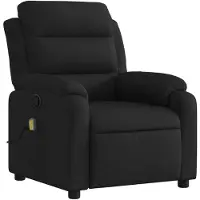 vidaXL Massagestoel met zwarte stof