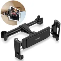 UGREEN Tablet Houder Auto - Hoofdsteun Houder - Telefoonhouder Auto - Zwart