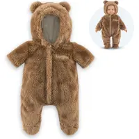 Corolle Bunting Brown Bear Onesie - 42cm