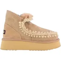 Mou Laarzen Mini Eskimo Platform Boot Camel voor Dames