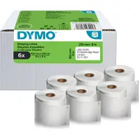 Dymo 2177565 brede adresetiketten DHL 6 rollen 2166659 (origineel)