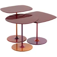 Kartell Thierry Kit Bijzettafel Burgundy
