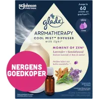 Glade Diffuser Aromatherapy Cool Mist Houder Moment Of Zen 1 set