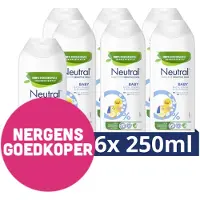 Neutral 6x Baby Shampoo Parfumvrij 250 Ml