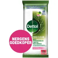 Dettol 6x Reinigingsdoekjes Tru Clean Appleblossom 48 stuks