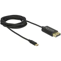 DeLOCK Premium USB-C naar DisplayPort kabel met DP Alt Mode (4K 60 Hz) / nylon - 2 meter