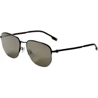 HUGO BOSS BOSS1538-F-SK-R80-57 Hugo Heren 57mm Matte Donker Ruthenium Zonnebril BOSS1538-F-SK-R80-57