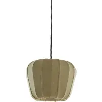 Light & Living Japandi hanglamp Zubedo Ø 49,5cm - olijf groen