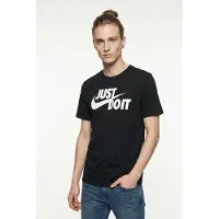 Nike Shirt 'Swoosh' zwart / wit