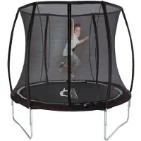 Alert Outdoor Trampoline Met Vangnet Zwart 244 Cm