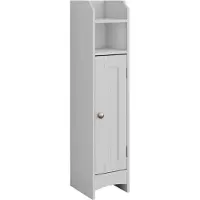 Vicco Bianco Midikast – 18 x 81 cm met 5 compartimenten Wit