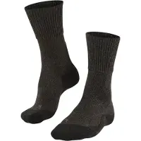 Falke TK1 Wool anti-blaar dik wol functioneel materiaal wandelsokken dames grijs - maat 35-36