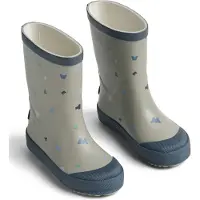 Wheat Regenlaarzen 'Muddy' navy / grijs