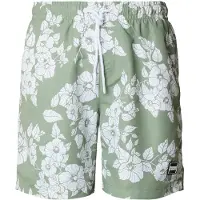 Urban Classics Zwemshorts pastelgroen / wit