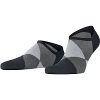 Burlington Sneaker sokken zwart, Motief