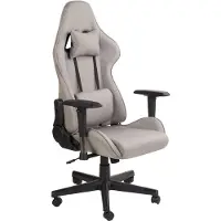 Beliani WARRIOR - Gamestoel - Beige - Polyester
