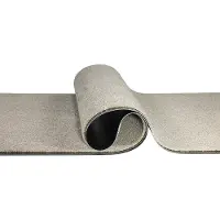 Miltex vuilopvangmat Eazycare Rush, voor binnen, gewenste lengte x 2000 mm, polyamide, betongrijs