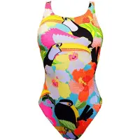 Turbo Tropic Vibes Swimsuit Veelkleurig 2XL Vrouw