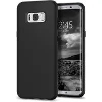 Spigen Liquid Crystal Samsung Galaxy S8 Plus Back Cover Zwart