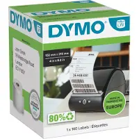 Dymo Etiket 2166659 Zwart op wit