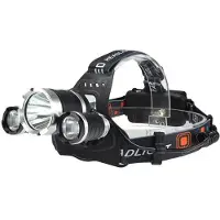INF Waterdichte hoofdlamp met 3 oplaadbare LED's