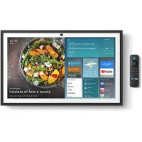 Amazon Echo Show 21 Maak kennis met: Echo Show 21 | Indrukwekkend smartdisplay van 21 inch met ingebouwde Fire TV en krachtig geluid