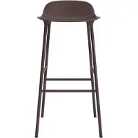 Normann Copenhagen Barstoel Form Barstool 75 cm Steel Brown