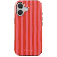 Burga Tough Backcover MagSafe voor de Apple iPhone 17 - Pomegranate