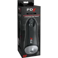 PDX Suck-O-Matic - oplaadbare, automatische masturbator (zwart)