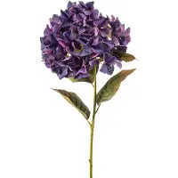 Emerald - Kunstbloem Hortensia XL 90cm paars - Kunstplant voor binnen