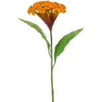 Emerald - Kunstbloem Celosia 62cm geel/oranje - Kunstplant voor binnen