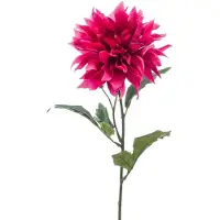 Emerald - Kunstbloem Dahlia fuchsia 60cm - Kunstplant voor binnen
