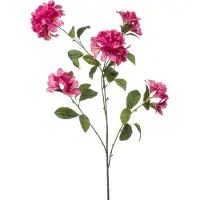 Emerald - Kunstbloem Rhododendron 118cm fuchsia - Kunstplant voor binnen