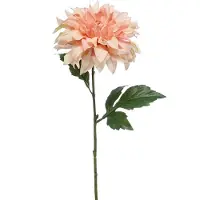 Emerald - Kunstbloem Dahlia peach 60cm - Kunstplant voor binnen