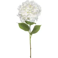 Emerald - Kunstbloem Hortensia XL wit 90cm - Kunstplant voor binnen