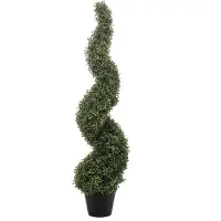 Emerald - Kunstplant Buxus spiraal UV 120cm - Kunstplant voor binnen