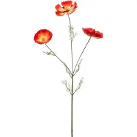 Emerald - Kunstbloem Cosmos 80cm oranje - Kunstplant voor binnen