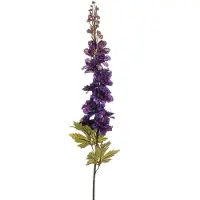 Emerald - Kunstbloem Ridderspoor 78cm paars - Kunstplant voor binnen