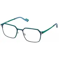 Sting Bril - - VST554 - Mat blauw met gekleurde delen - Metaal montuur - 53/20/145