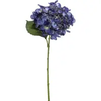 Emerald - Kunstbloem Hortensia 50cm donkerblauw - Kunstplant voor binnen
