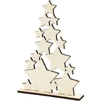 Packlinq Kerstboom. H: 29.8 cm. D: 4 cm. B: 21.5 cm. 1 stuk