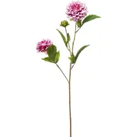 Emerald - Kunstbloem Dahlia mini 68cm paars - Kunstplant voor binnen