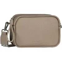 Tom Tailor - TTTATIANA schoudertas met geweven riem met patroon - Maat ONESIZE - taupe / taupe