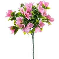 Emerald - Kunstplant Bougainvillea UV 30cm roze - Kunstplant voor binnen