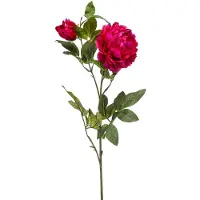 Emerald - Kunstbloem Pioenroos 100cm beauty - Kunstplant voor binnen