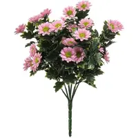 Emerald - Kunstplant Madeliefje UV 28cm roze - Kunstplant voor binnen