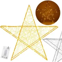 Springos Kerstster - 100 LED - Kerstdecoratie - Warm Wit