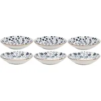 Cookinglife Diepe Borden / Pastaborden Fleuris ø 20 cm - 6 stuks